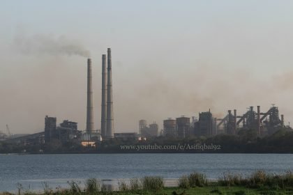 An Indian steel works