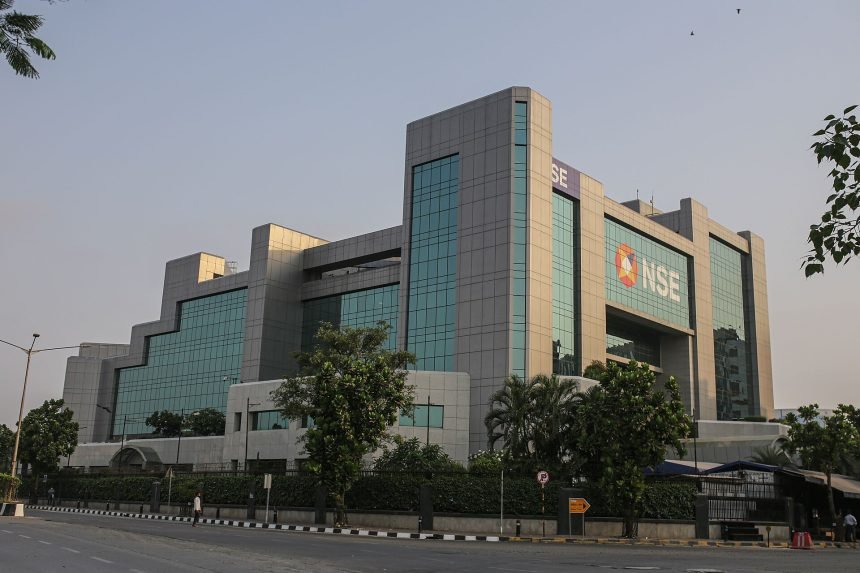 The National Stock Exchange in Mumbai