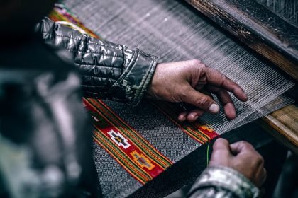 An Indian textile mill
