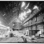 A steel furnace